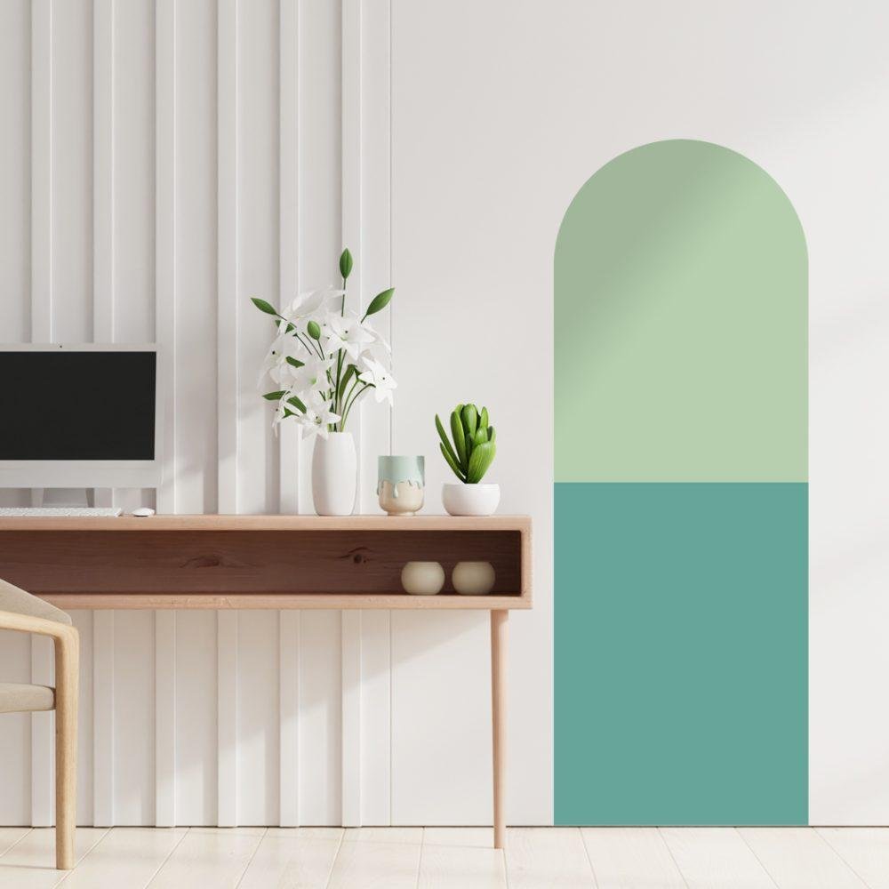 Bågformade Väggdekaler – Moderna Väggstickers Jgb002, Flora Grossist, väggdekoration