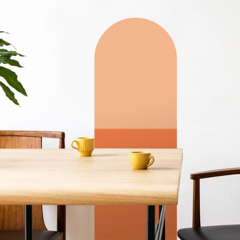 Bågformade Väggdekaler – Moderna Väggstickers Jgb003, Flora Grossist, väggdekoration