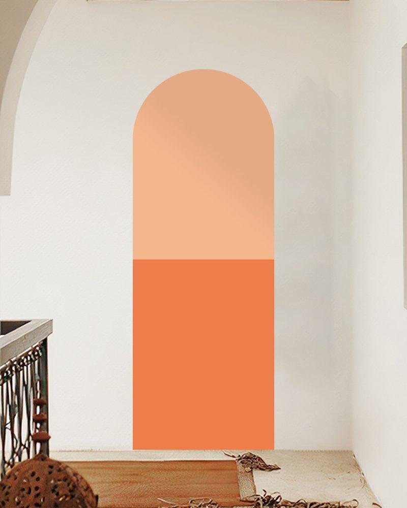 Bågformade Väggdekaler – Moderna Väggstickers Jgb003, Flora Grossist, väggdekoration