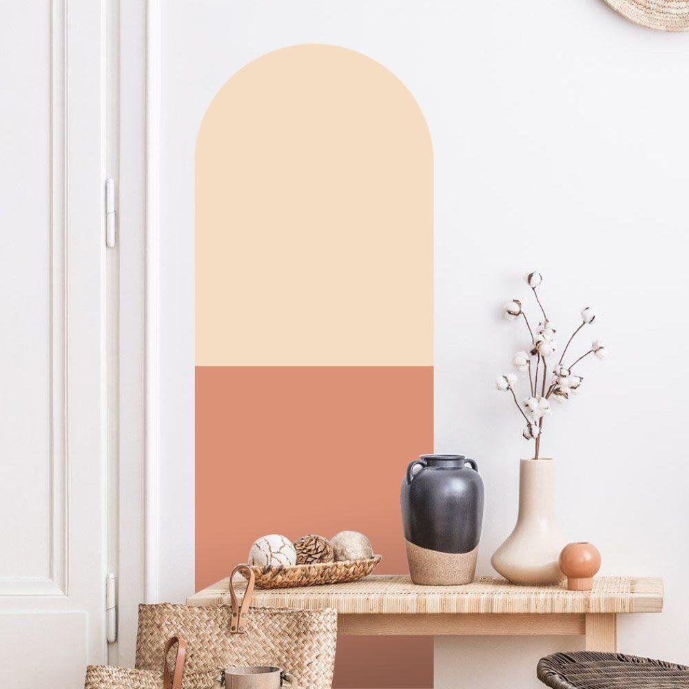 Bågformade Väggdekaler – Moderna Väggstickers Jgb004, Flora Grossist, väggdekoration