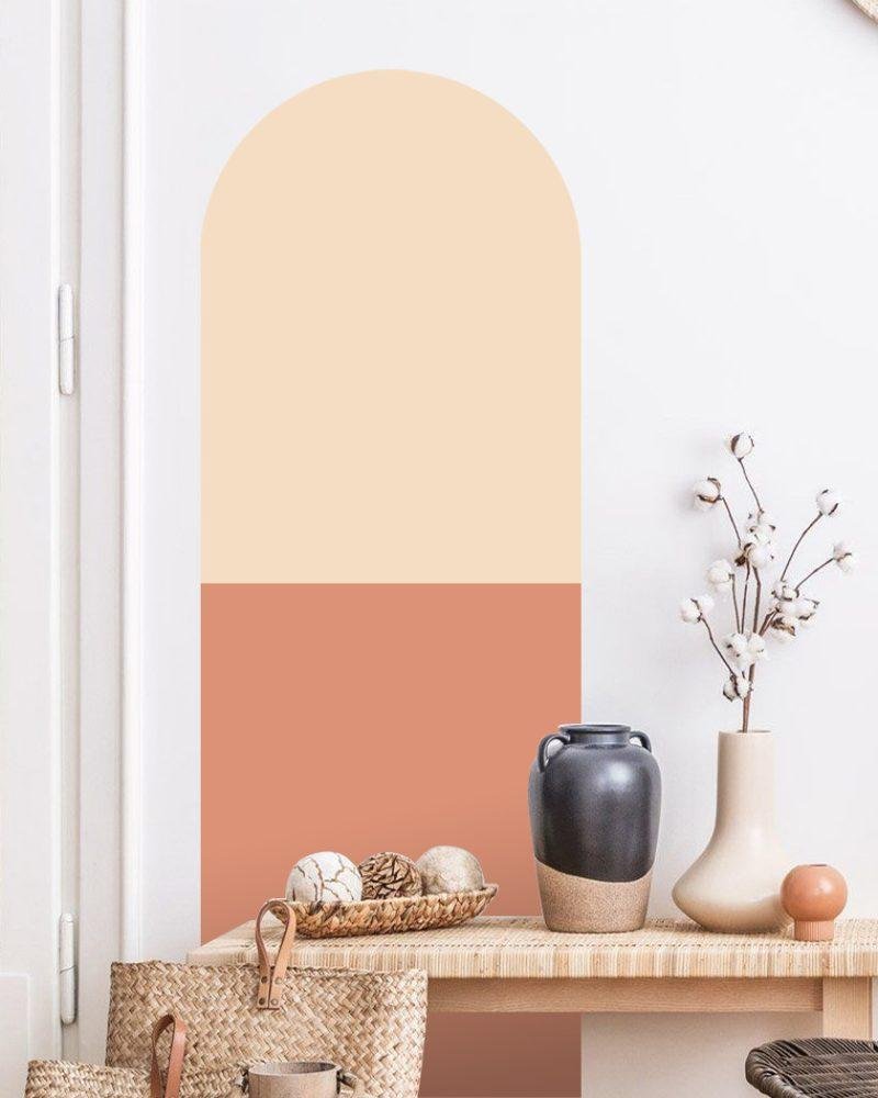 Bågformade Väggdekaler – Moderna Väggstickers Jgb004, Flora Grossist, väggdekoration