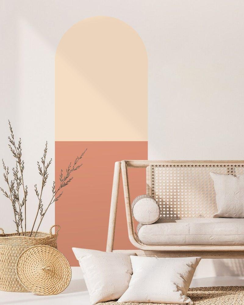 Bågformade Väggdekaler – Moderna Väggstickers Jgb004, Flora Grossist, väggdekoration