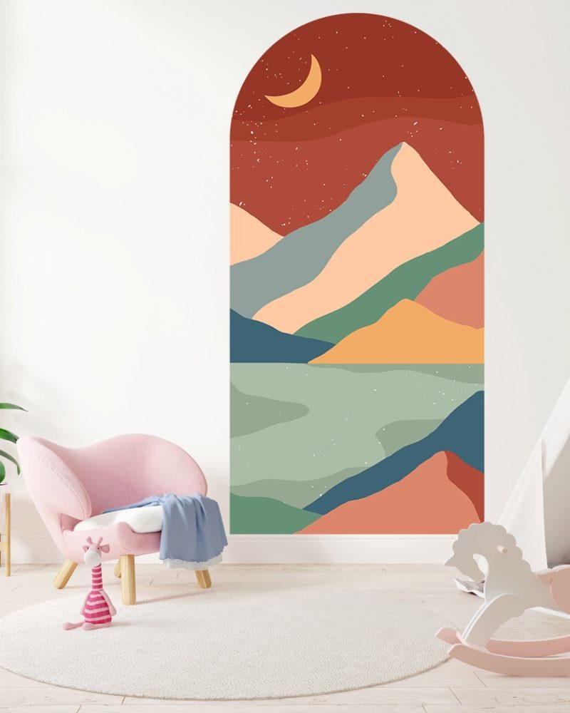 Arabian Night Art Renovering Vattentät Väggmålning, Flora Grossist, väggdekoration