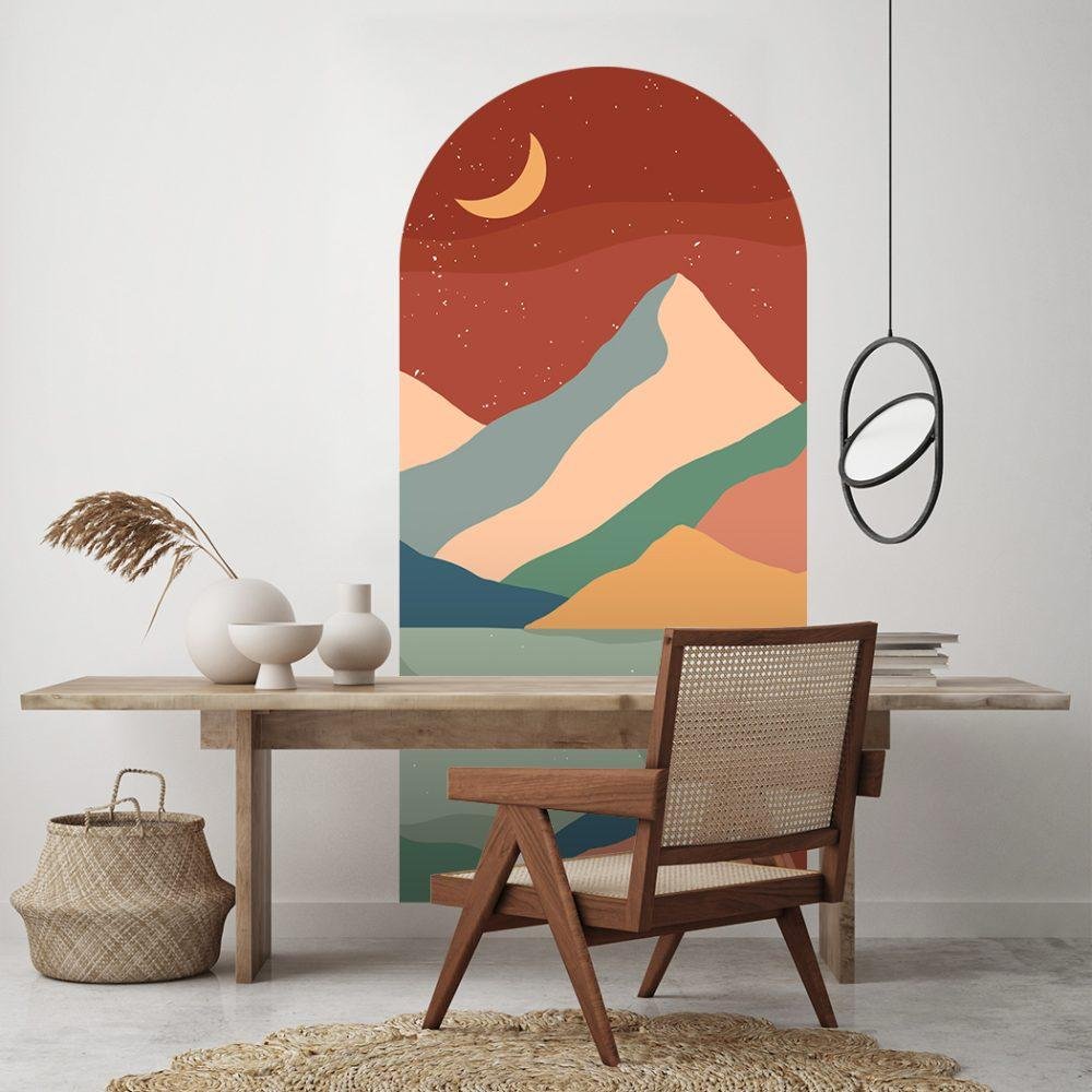 Arabian Night Art Renovering Vattentät Väggmålning, Flora Grossist, väggdekoration