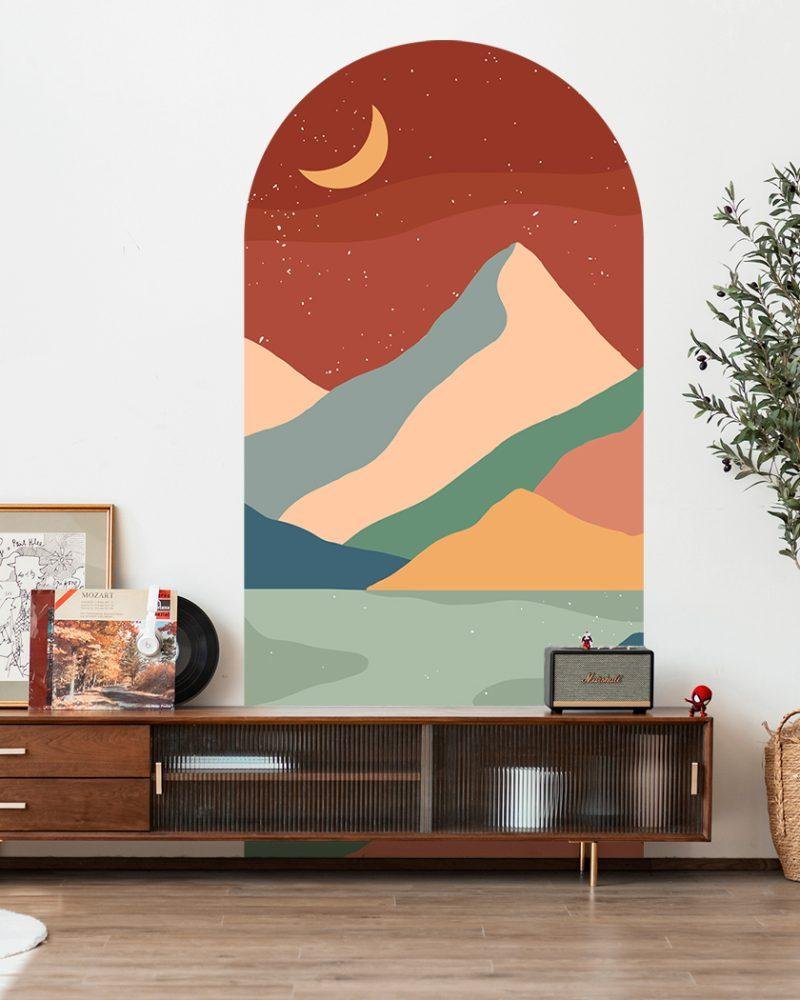 Arabian Night Art Renovering Vattentät Väggmålning, Flora Grossist, väggdekoration