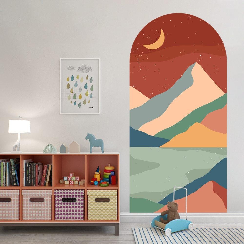 Arabian Night Art Renovering Vattentät Väggmålning, Flora Grossist, väggdekoration