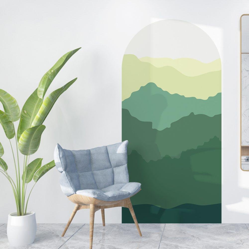Fjällskogsbåge Dekal Sovrum Väggdekal, Flora Grossist, väggdekoration