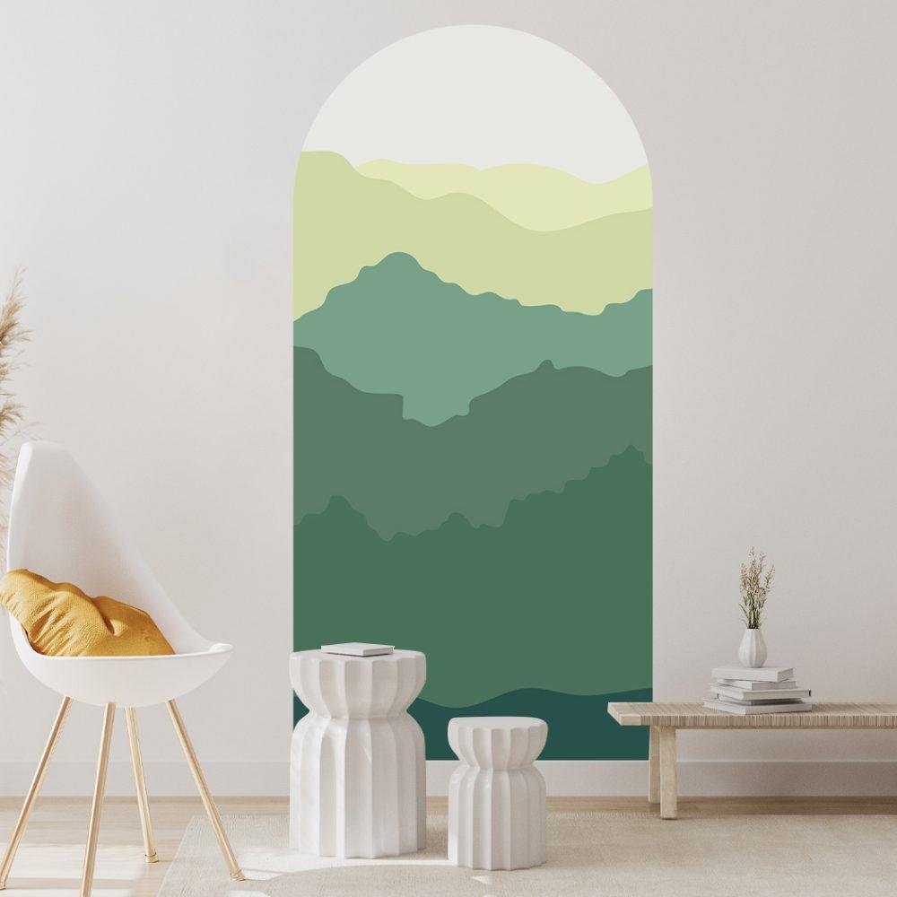 Fjällskogsbåge Dekal Sovrum Väggdekal, Flora Grossist, väggdekoration