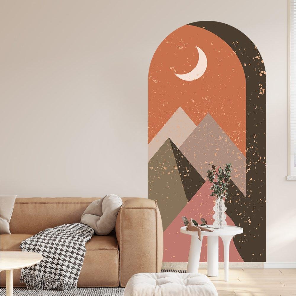 Arch Terracota Mountains Väggdekal, Flora Grossist, väggdekoration