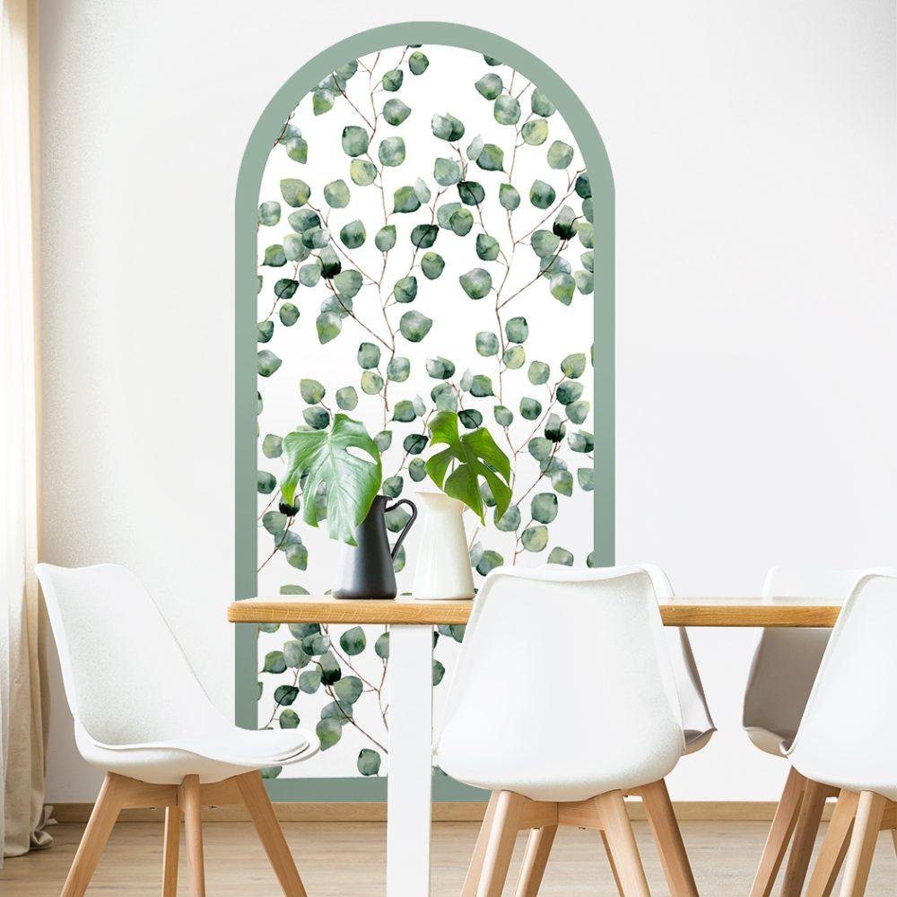 Målad Film Glasfilmer Sekretessfönsterfilm Statisk, Flora Grossist, väggdekoration