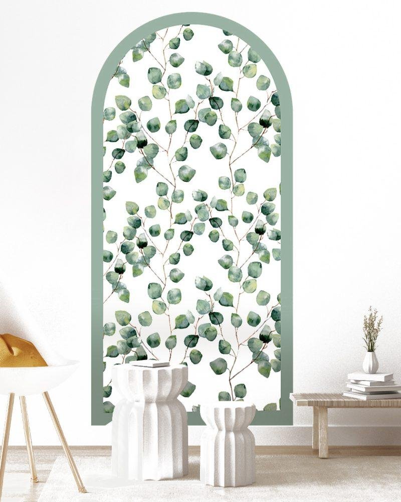 Målad Film Glasfilmer Sekretessfönsterfilm Statisk, Flora Grossist, väggdekoration