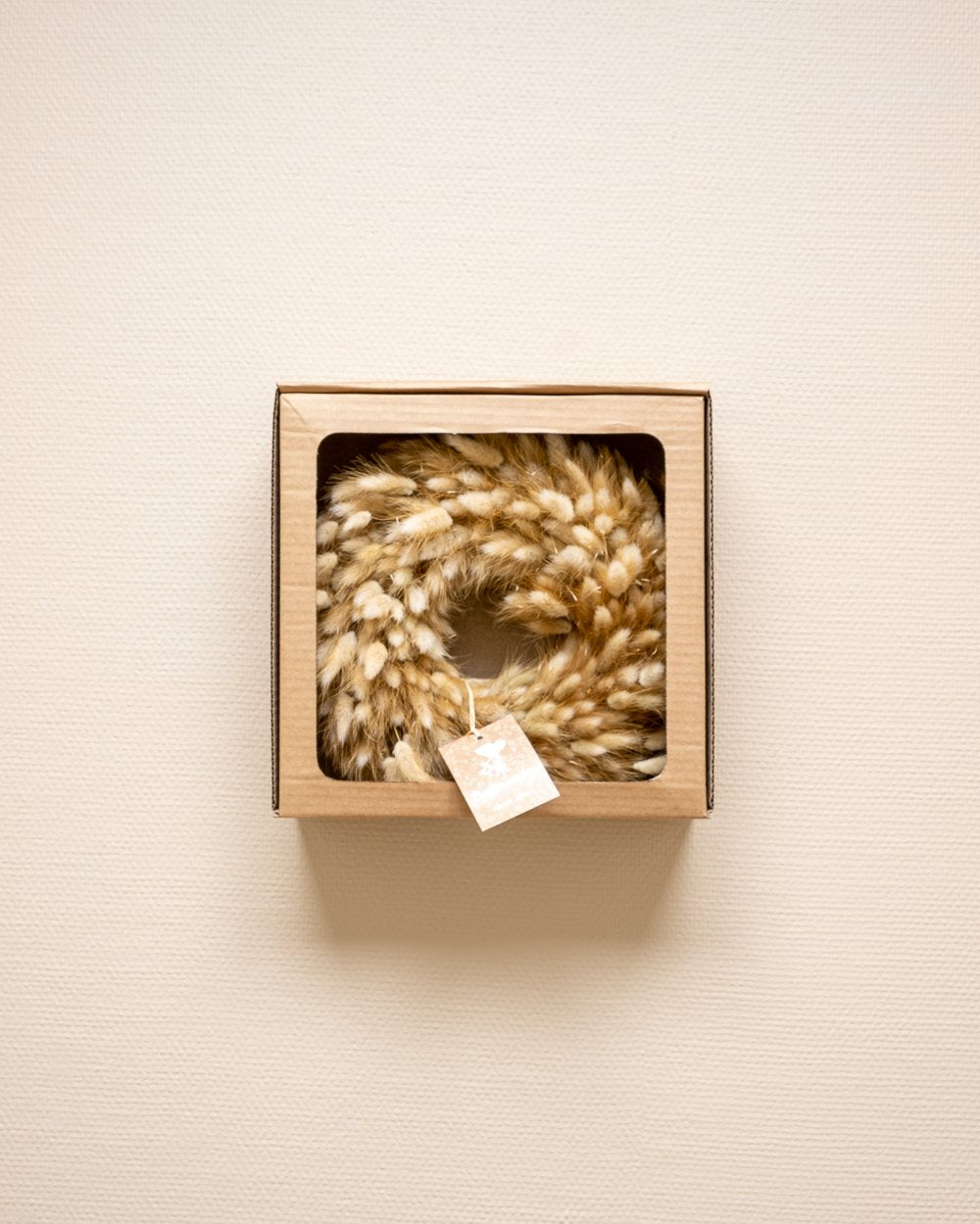 Lagurus Krans Naturell – Torkade Blommor, Flora Grossist, torkade-blommor