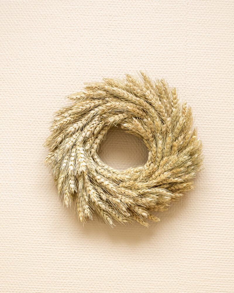 Vete Krans Naturell – Torkade Blommor, Flora Grossist, torkade-blommor