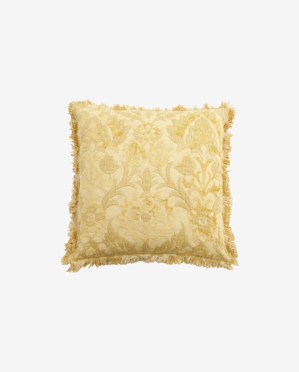 Lepus Cushion Cover, Yellow, Nordal, sovrums textilier