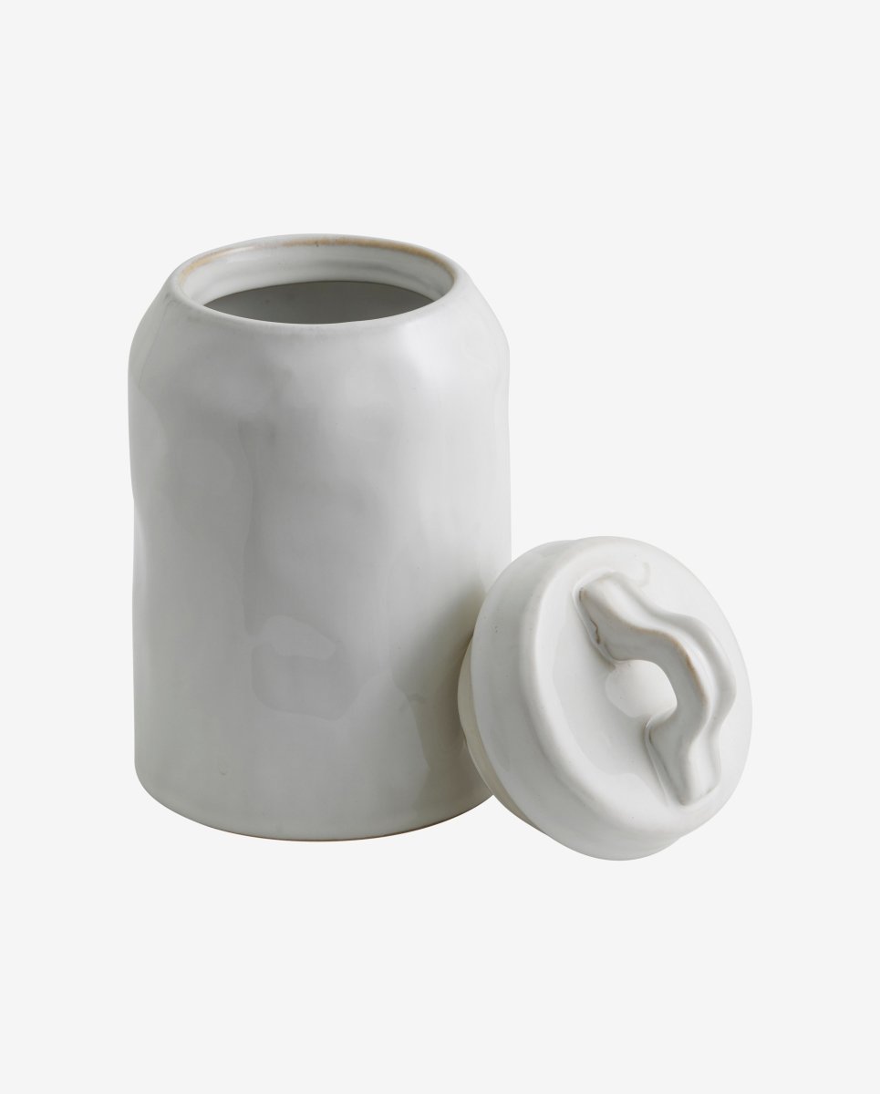 Lulo Storage, 1300 Ml, White Glace, Nordal, förvaring