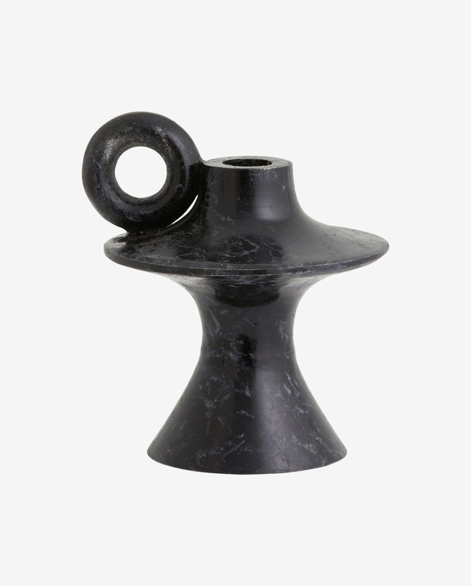Palawan Candleholder, L, Black, Nordal, ljus & ljuslyktor