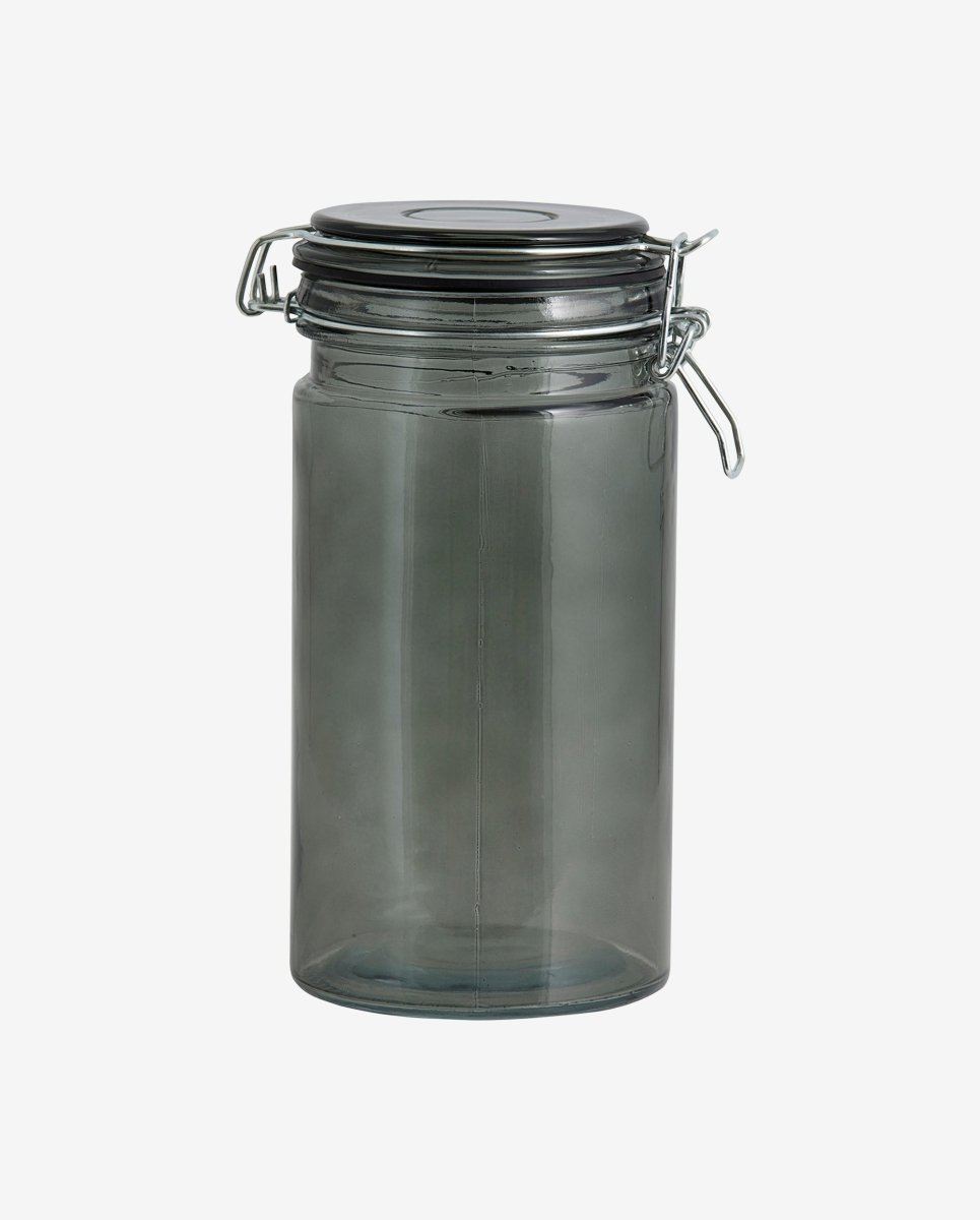 Pear Storage Glass, L, Smoke, Nordal, förvaring