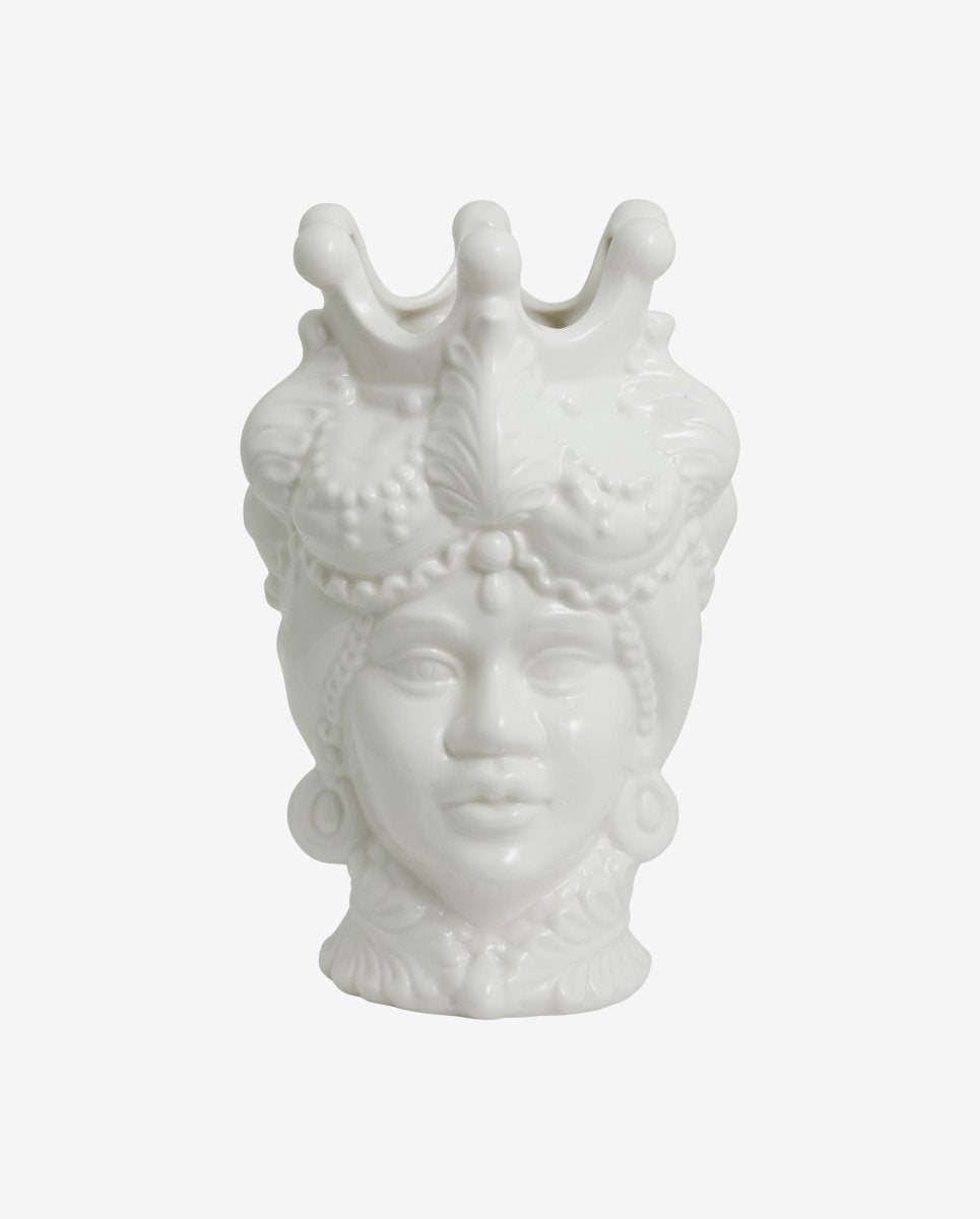 Remire Vase, S, White, Nordal, vaser & skålar