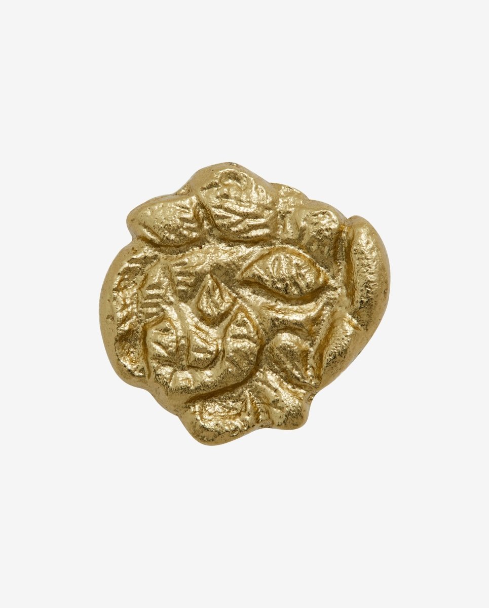 Sai Hook/knob, Circle - Golden Finish, Nordal, hängare & krokar