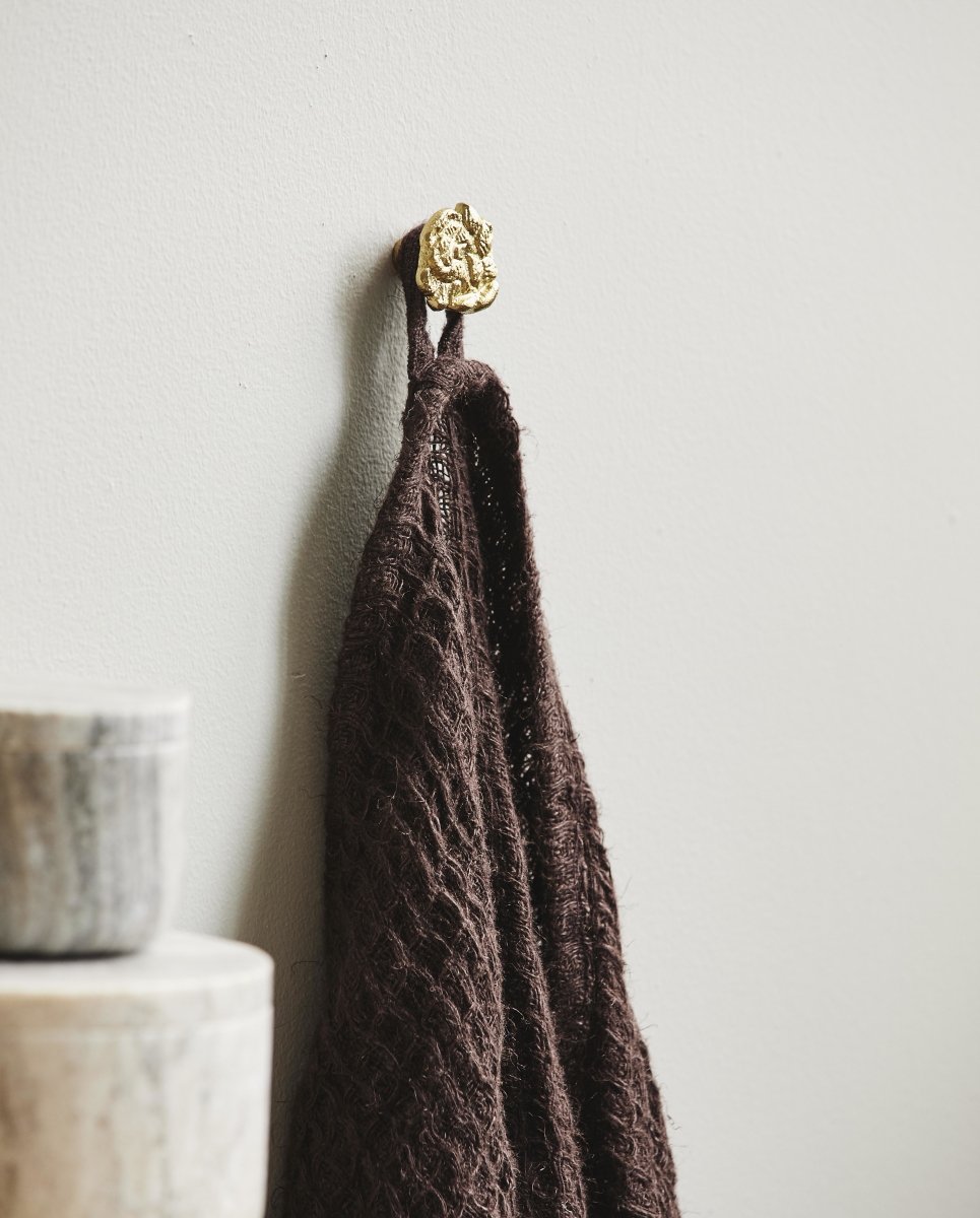 Sai Hook/knob, Circle - Golden Finish, Nordal, hängare & krokar