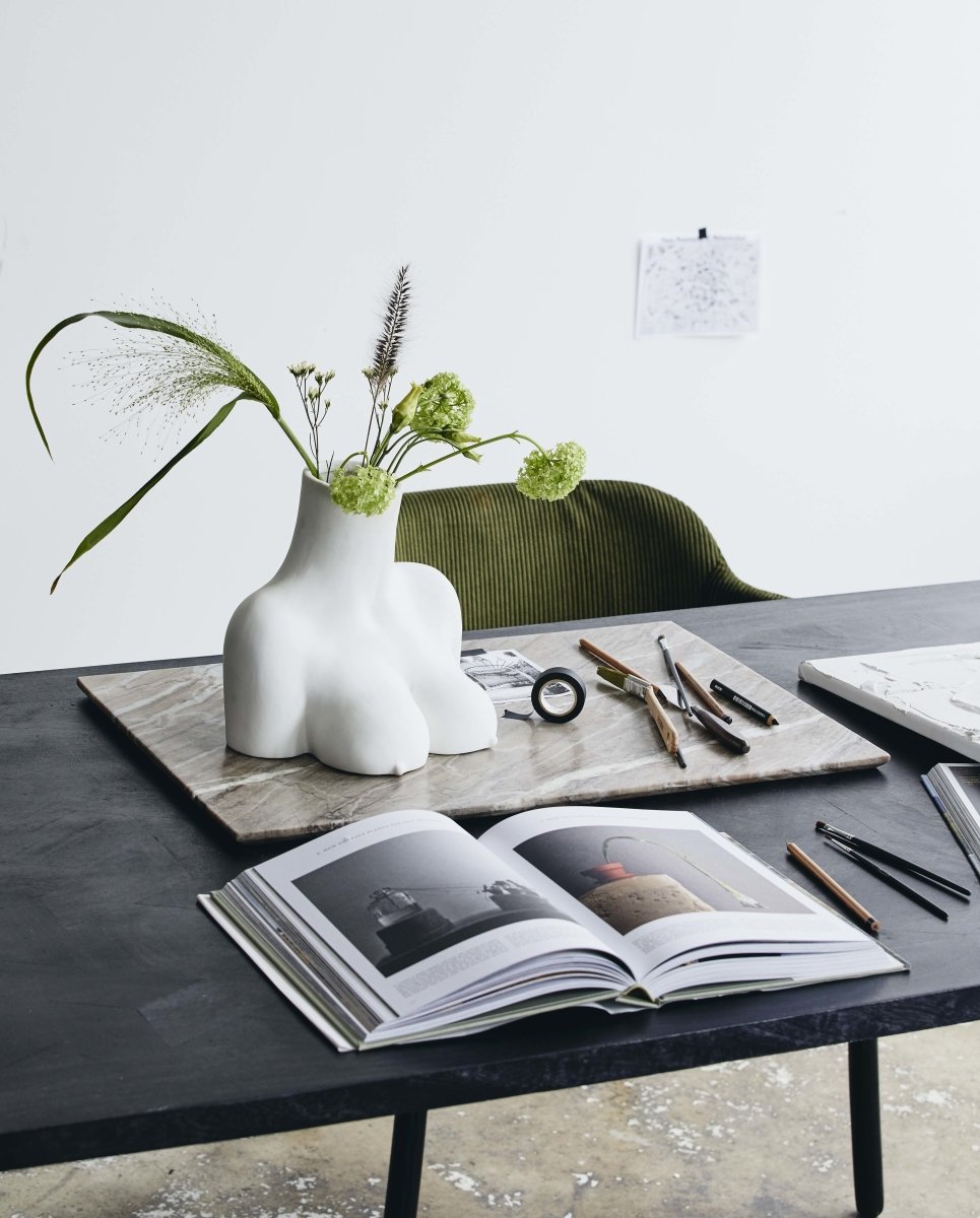 Salina Deco Board, S - Brown Marble, Nordal, badrums inredning