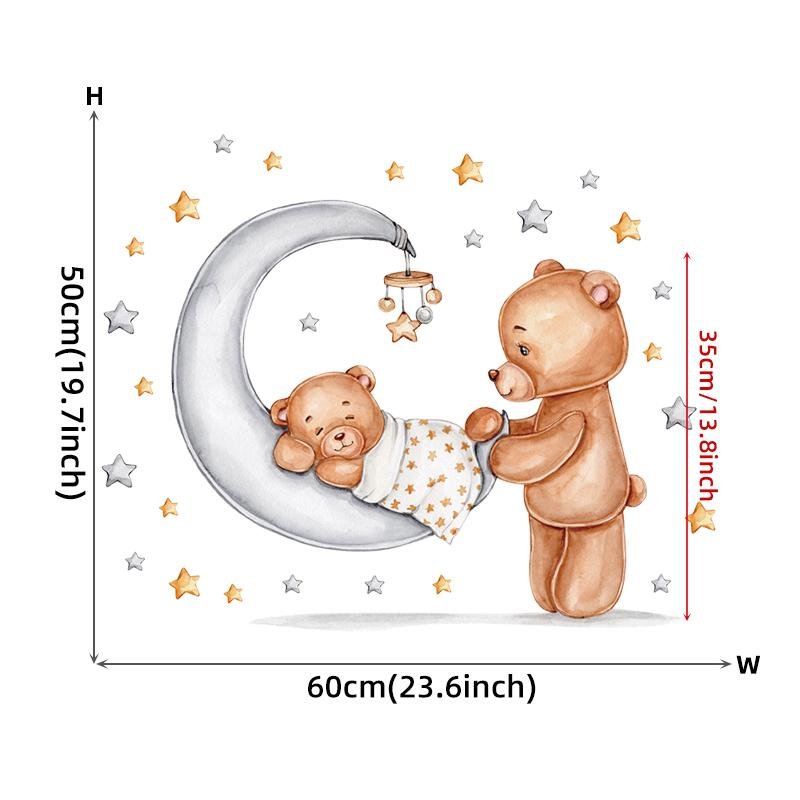 Baby Room Stickers Girl Or Boy Wall Stickers Cute Pet Stickers, Flora Grossist, Barnrum