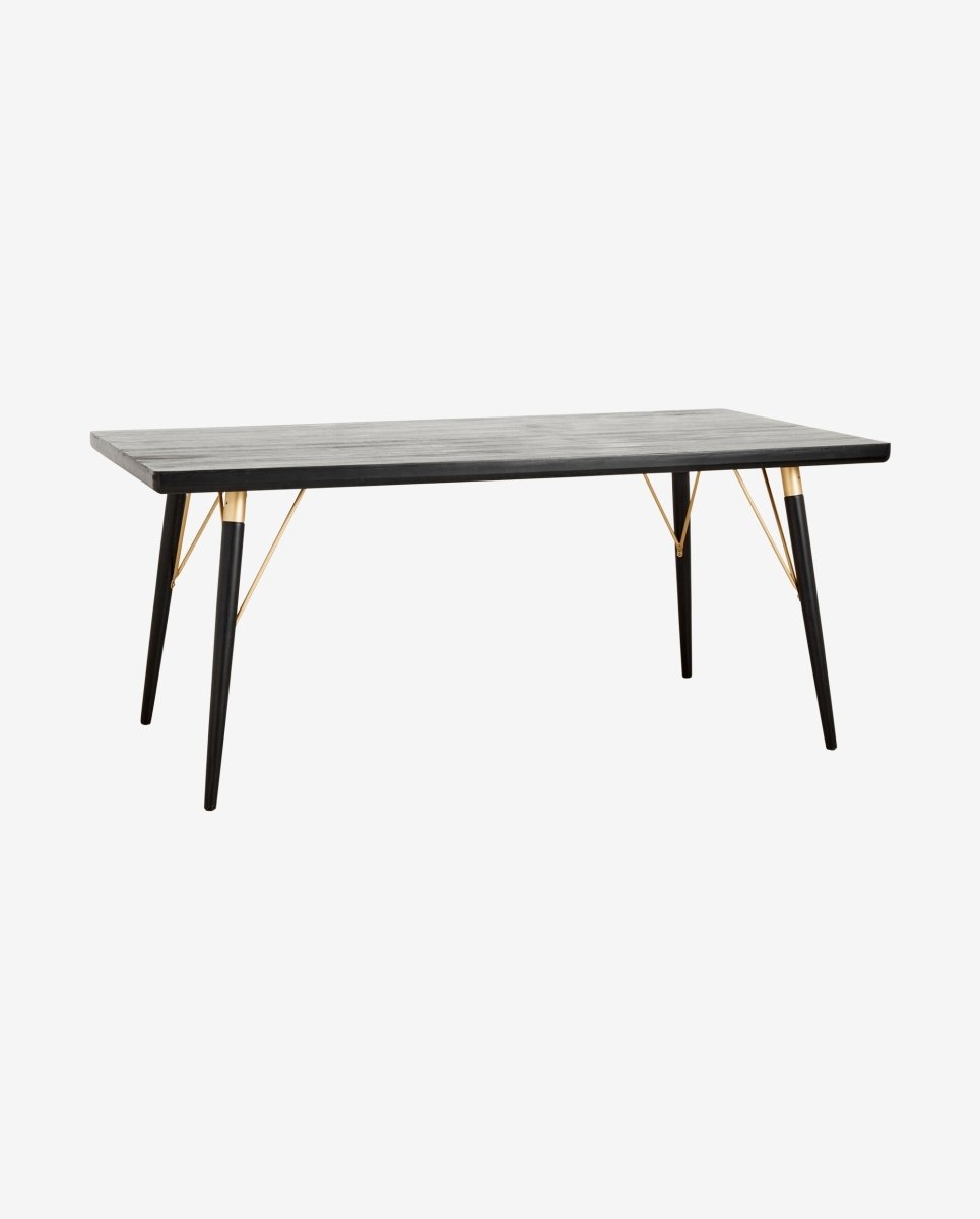 Dining Table - Black Wood, Nordal, bord