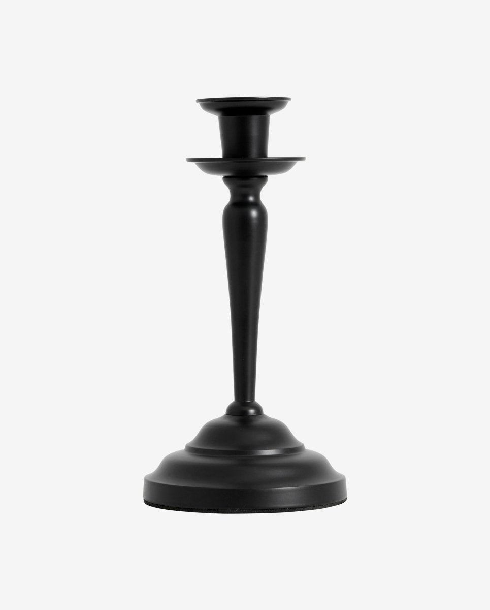 Tanna Candle Holder, Large - Black, Nordal, ljus & ljuslyktor