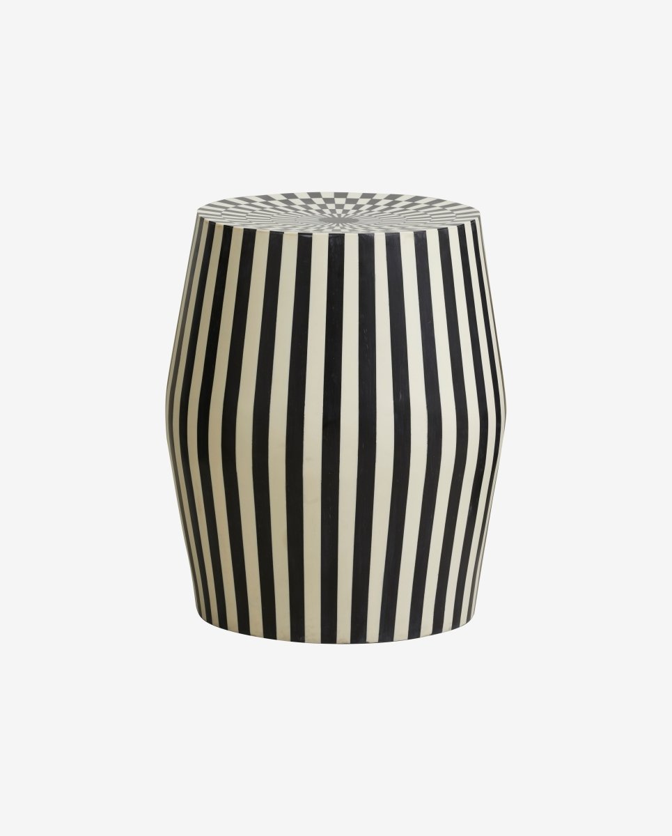 Taura Side Table/stool - Black/ivory, Nordal, bänkar & pallar