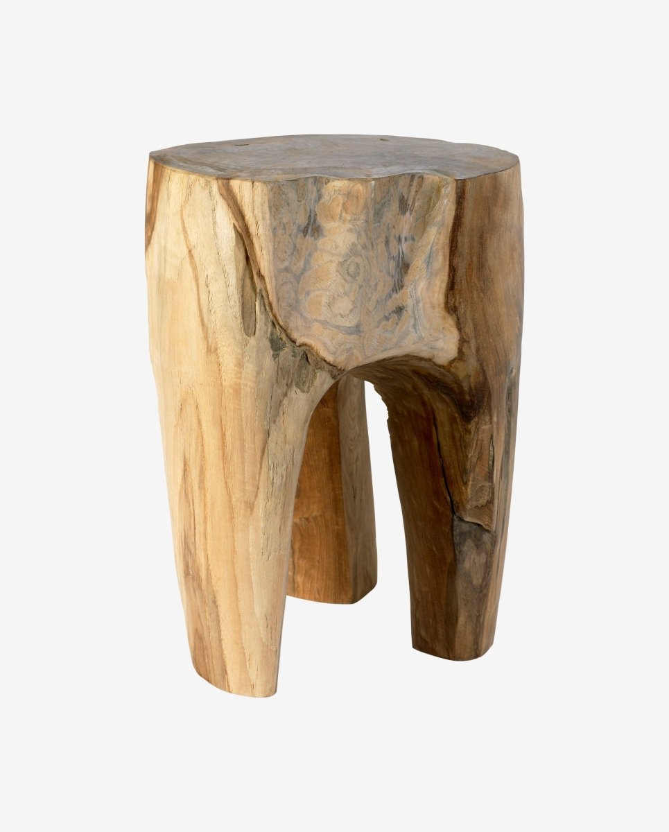 Teak Wooden Stool, Natural Finish, Nordal, bänkar & pallar