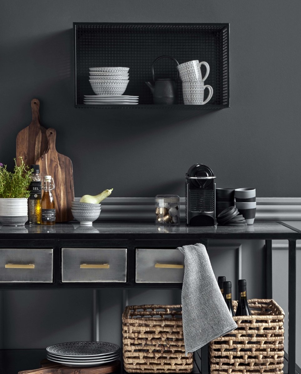 Tea Towel, Waffle, Salt/pepper, Nordal, sovrums textilier