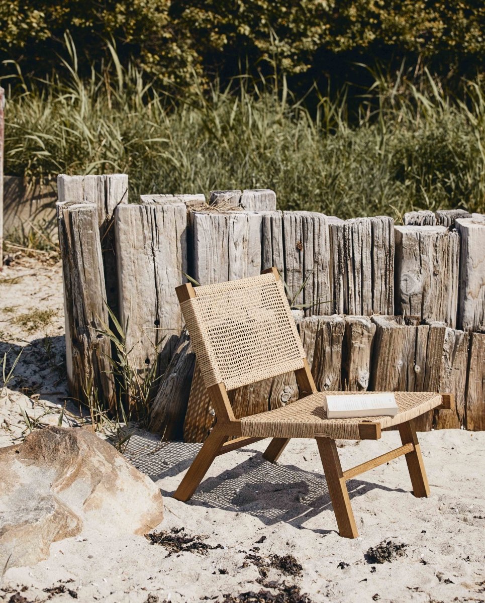Vasai Lounge Chair, Natural, Nordal, trädgårdsmöbler