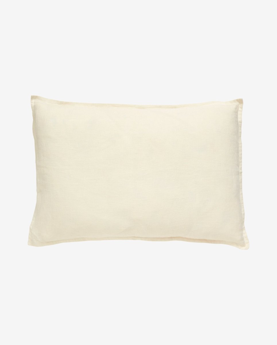 Vela Cushion Cover Linen, Off White, Nordal, sovrums textilier