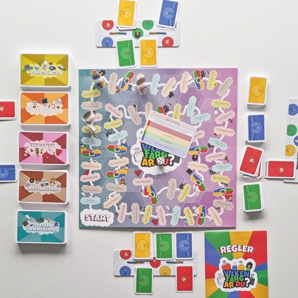 Vilken färg är du? spel, innehåll