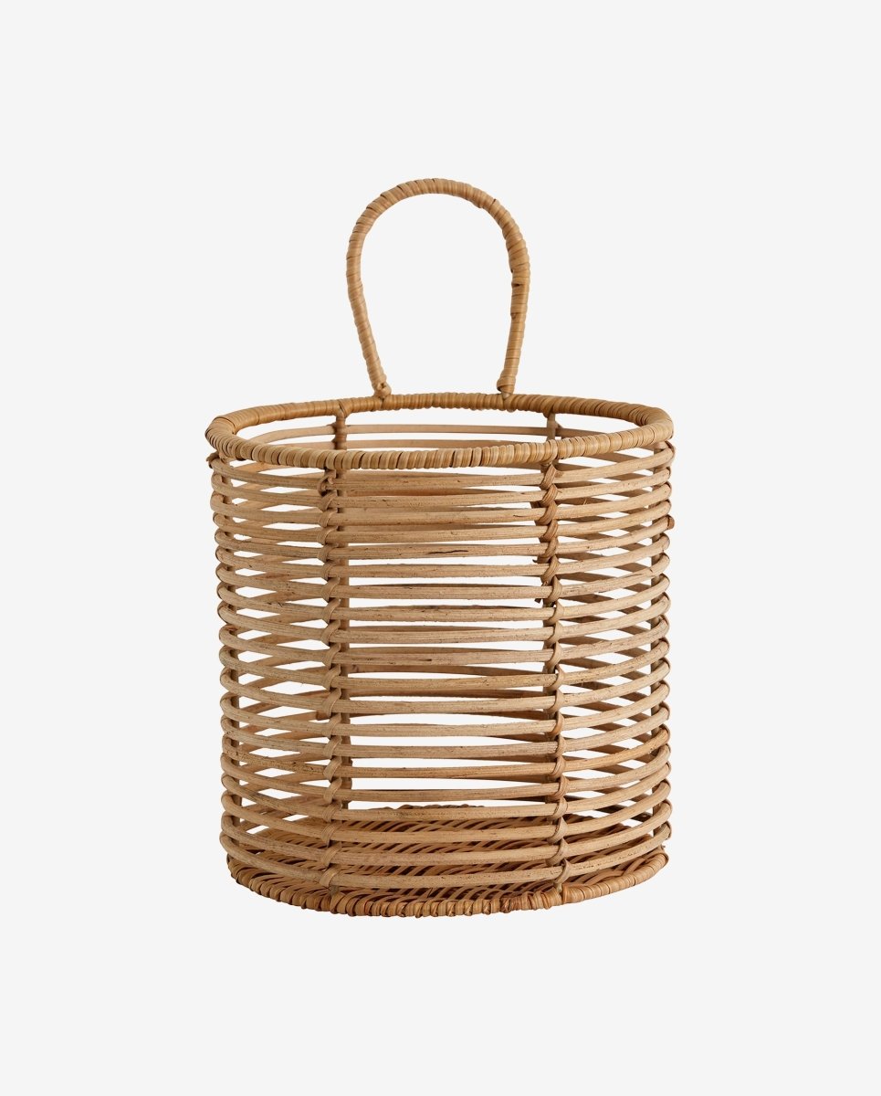 Zadar Rattan Holder W. Handle, M - Nature, Nordal, förvaring