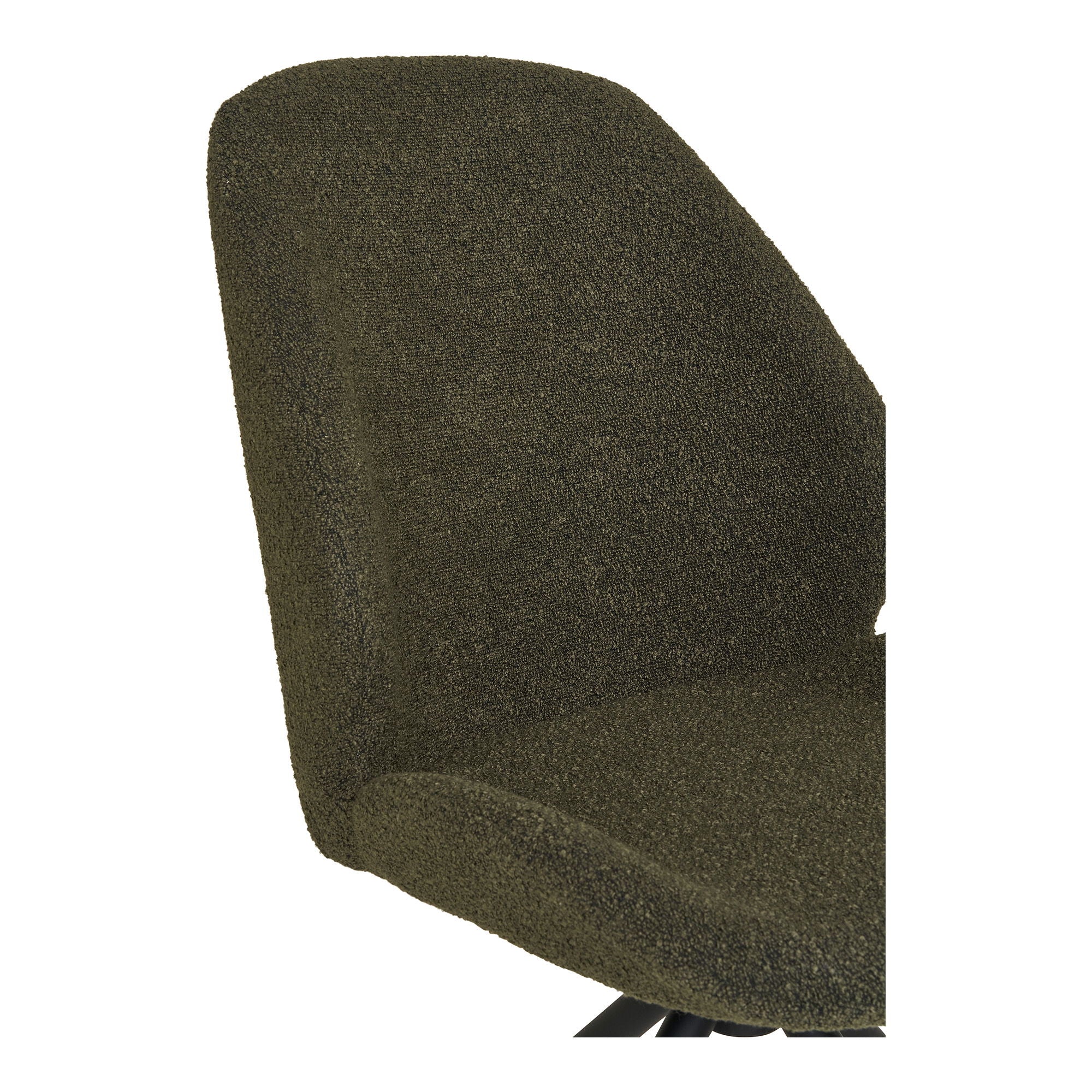 MONTE CARLO matstol, roterbar, grön bouclé