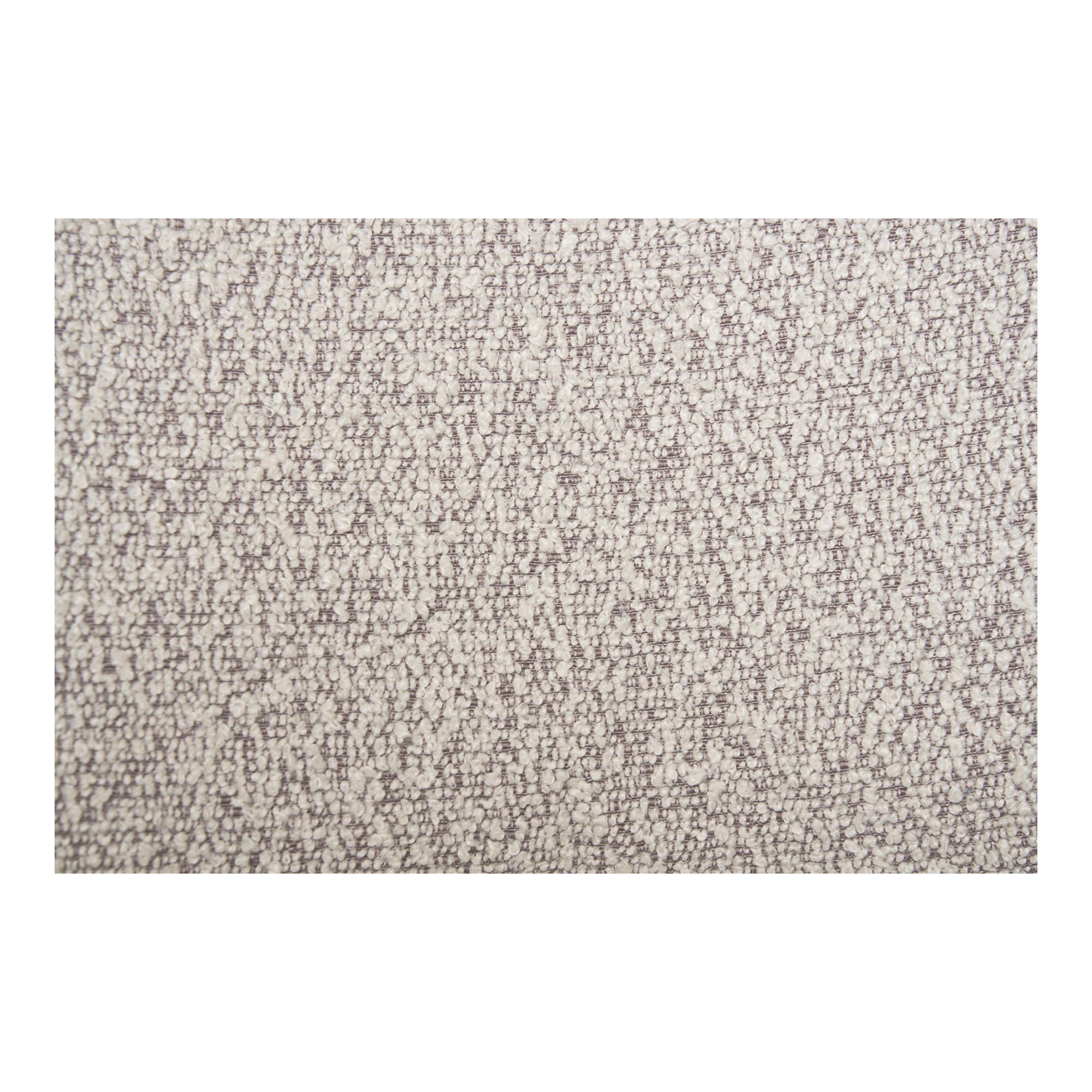 MIRA matstol Bouclé, sand, svarta ben