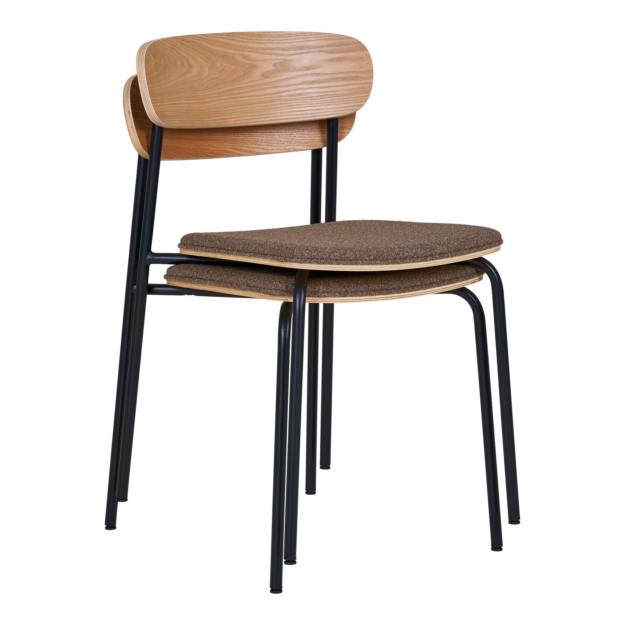 Estepona matstol, brun/svart