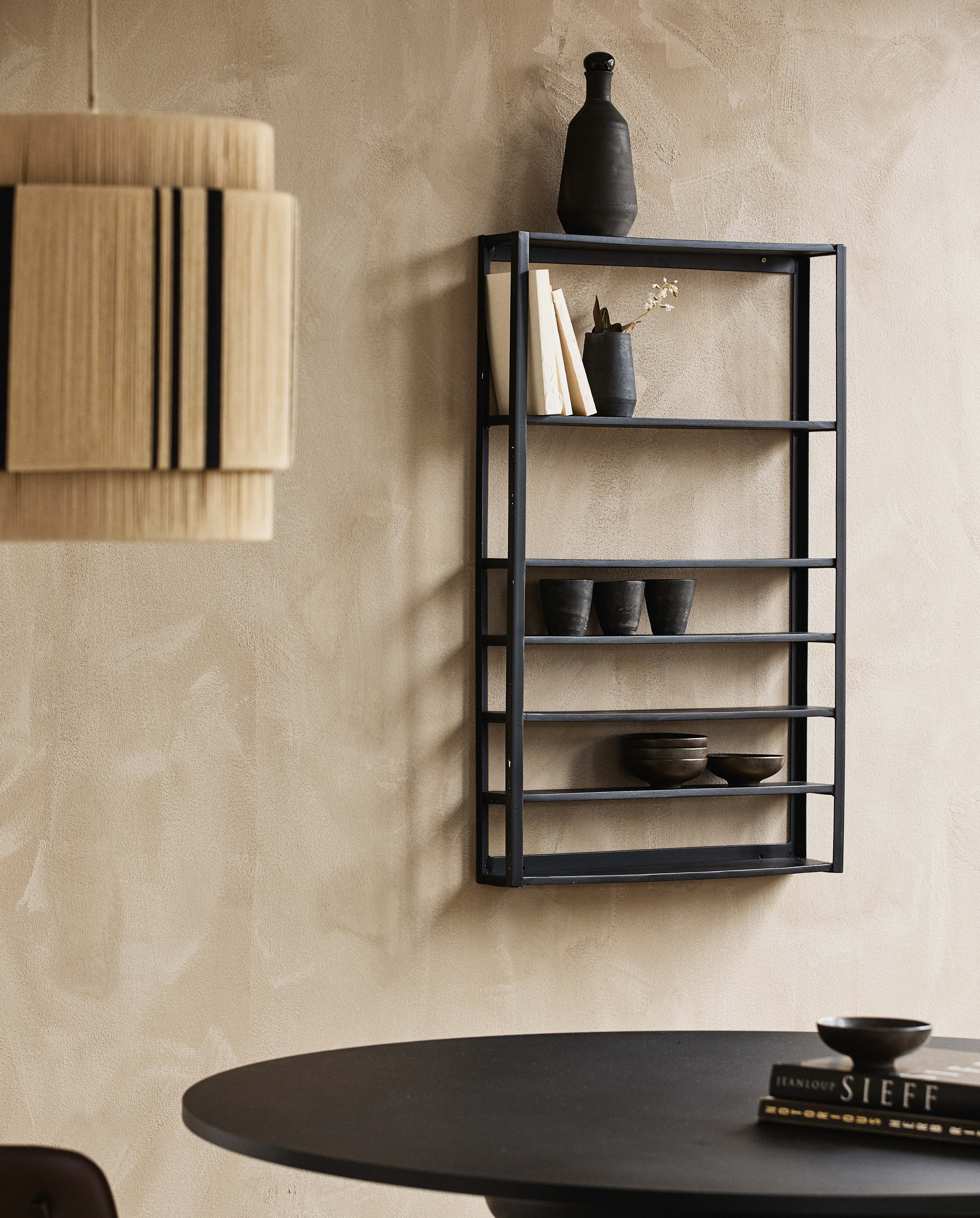 Zaros Shelf - Black, Nordal, vägghyllor & väggskåp