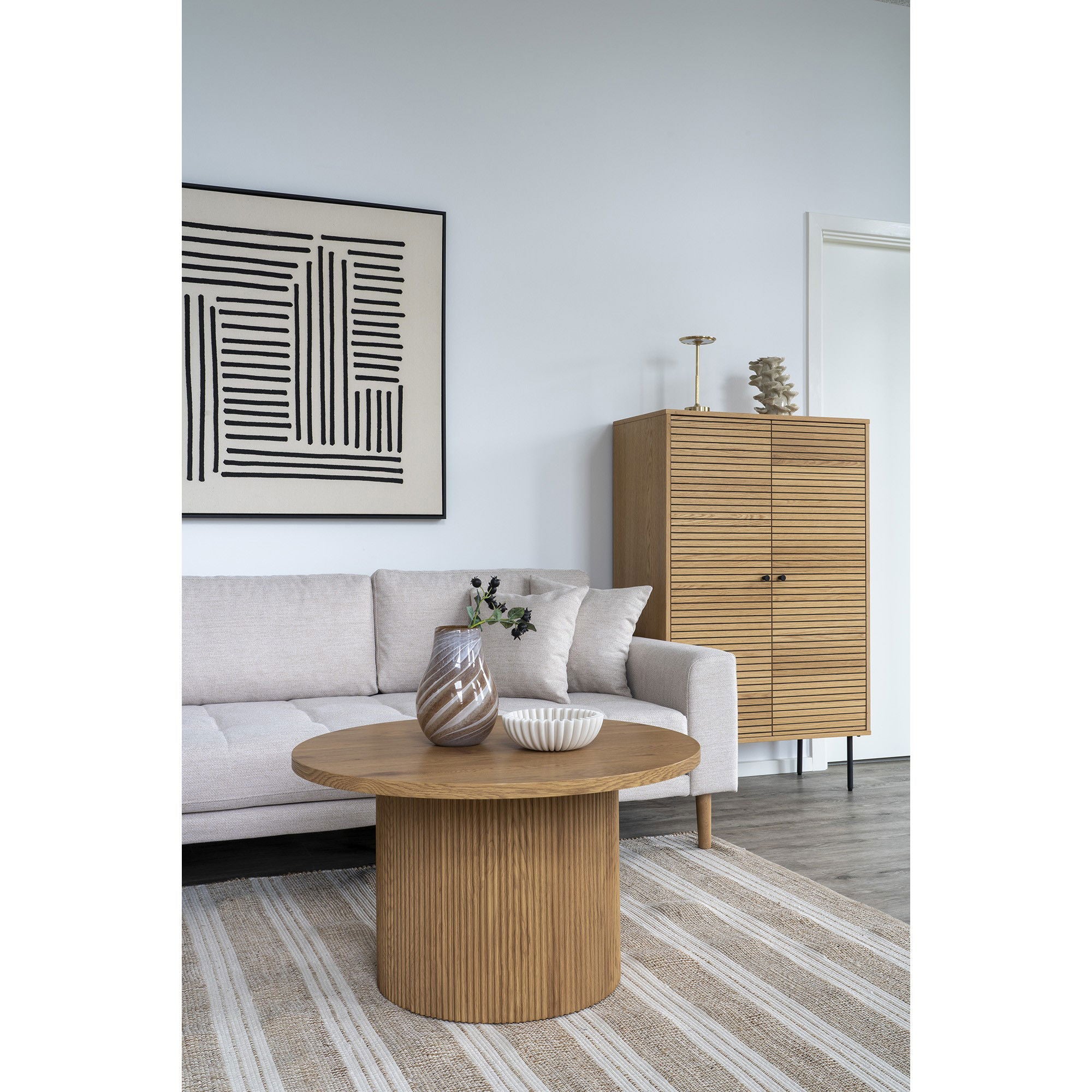 LIDO Lounge-soffa, vänster, sand