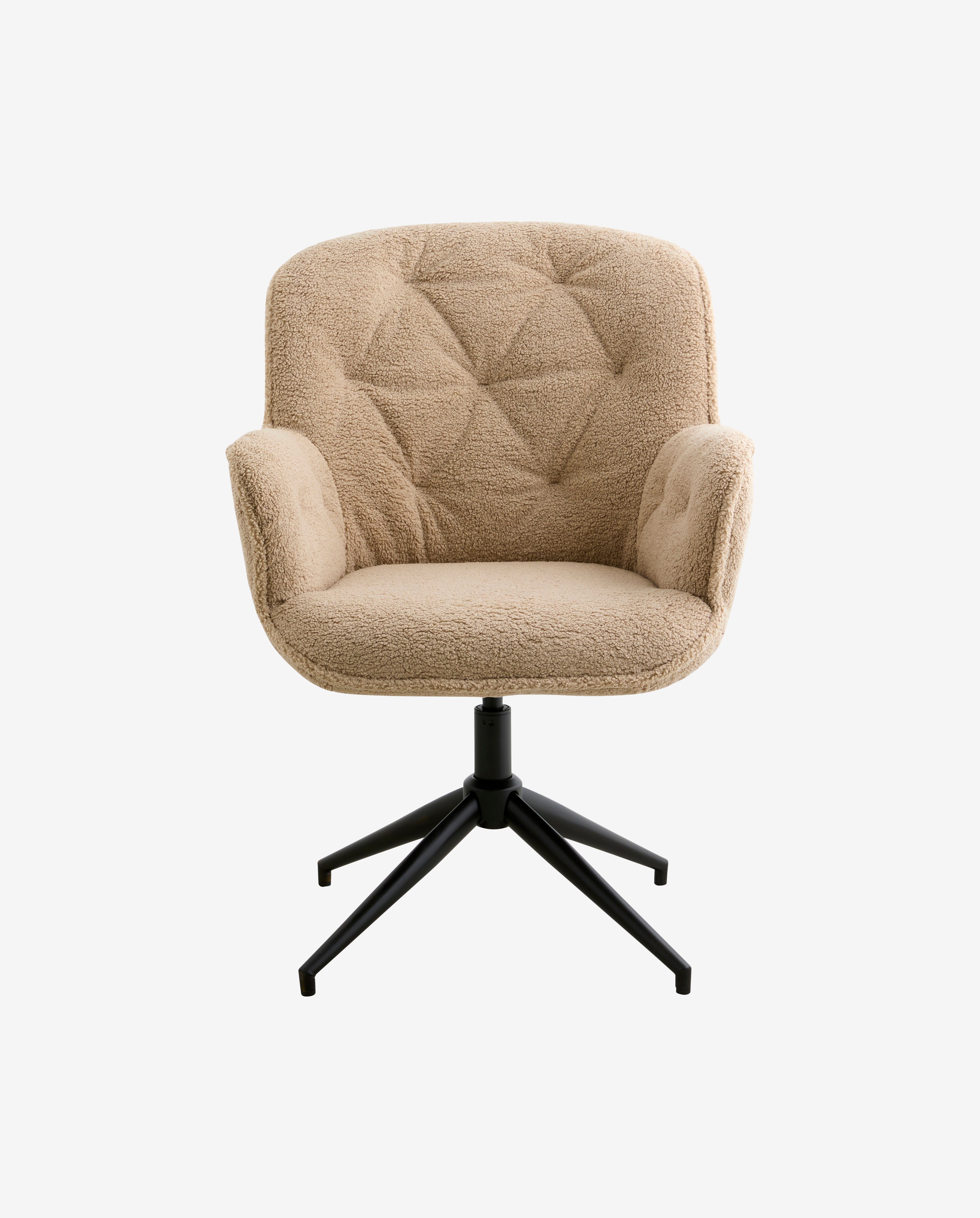 Lea Office Chair - Beige, Nordal, stolar