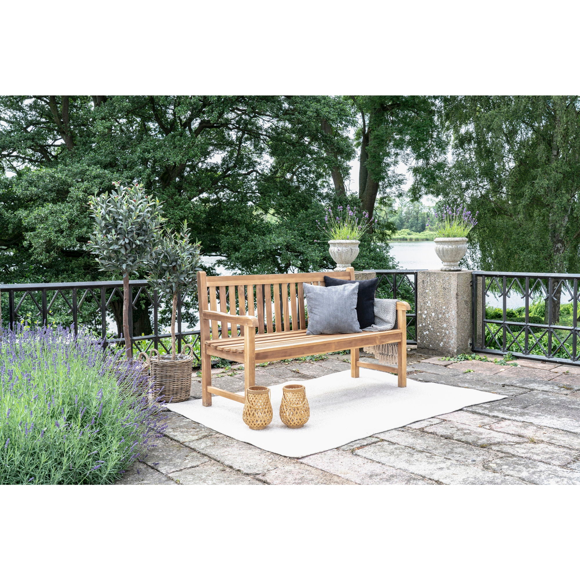 Cabo bänk, teak, natur