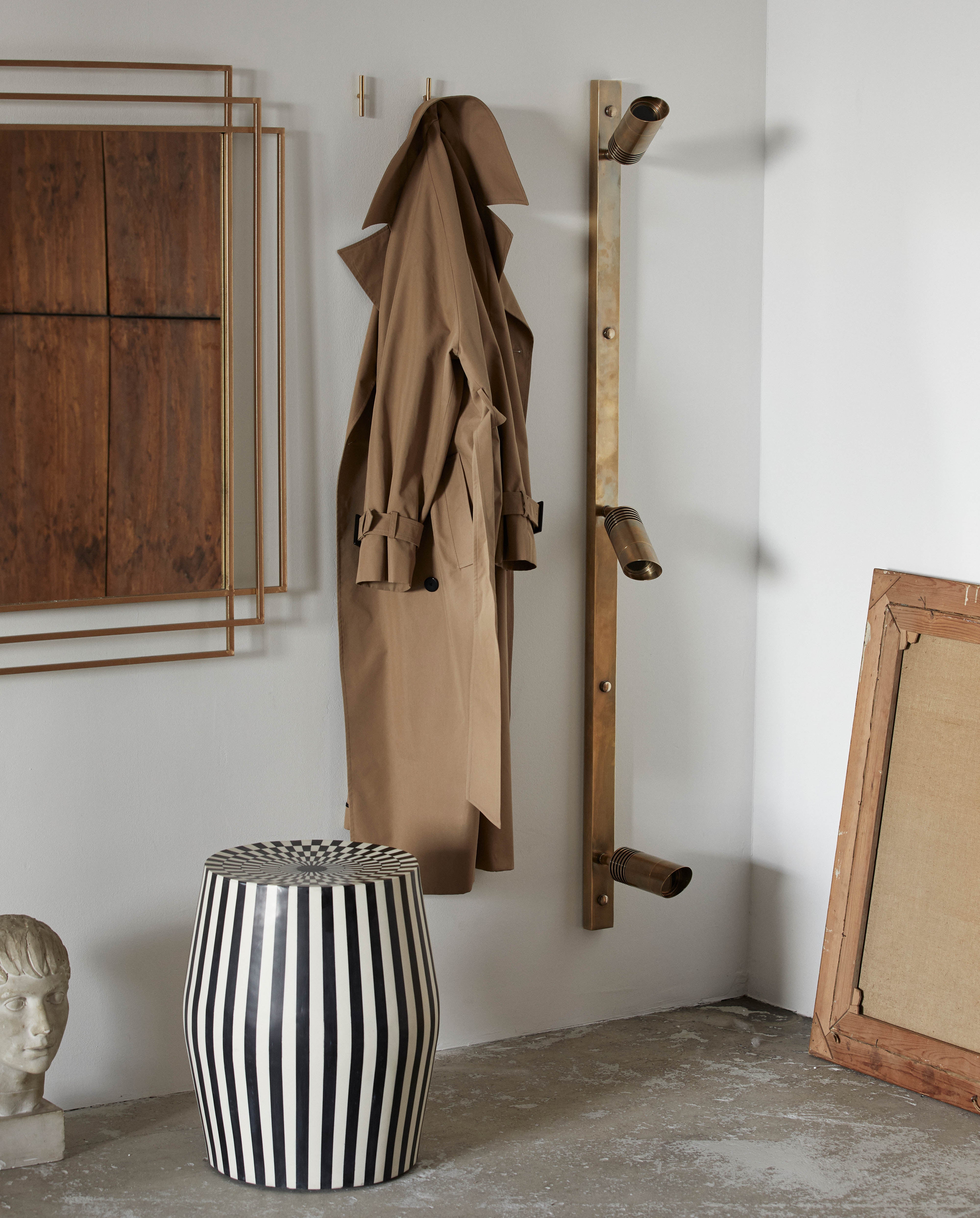 Square Mirror - Brass Finish, Nordal, speglar