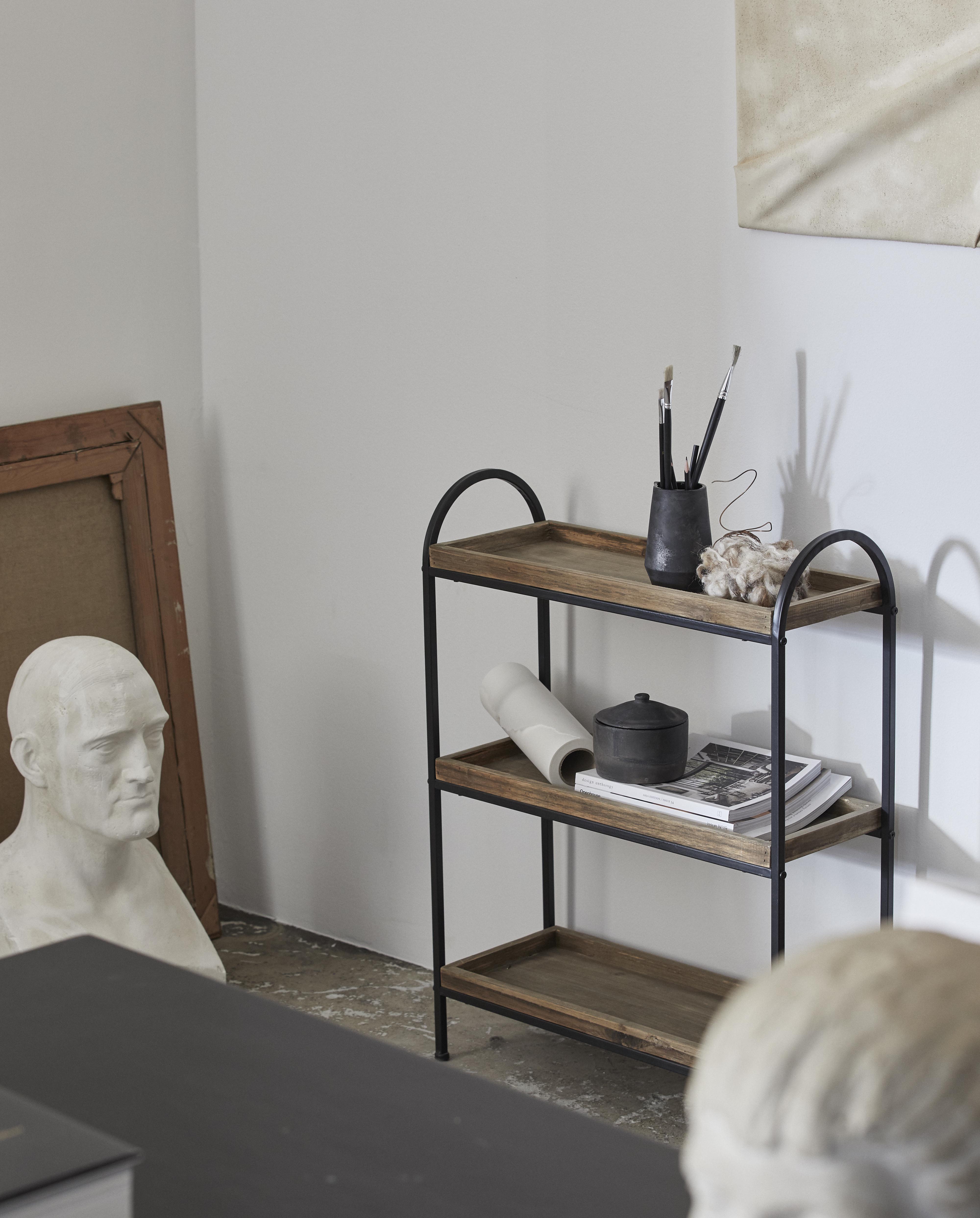 Patna Iron Rack - Wood, Nordal, bokhyllor