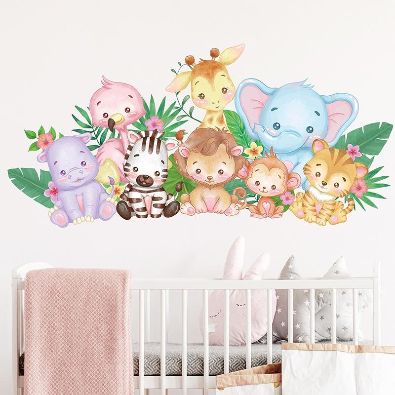 Children’s Bedroom Kindergarten Wall Decoration Stickers, Flora Grossist, Barnrum