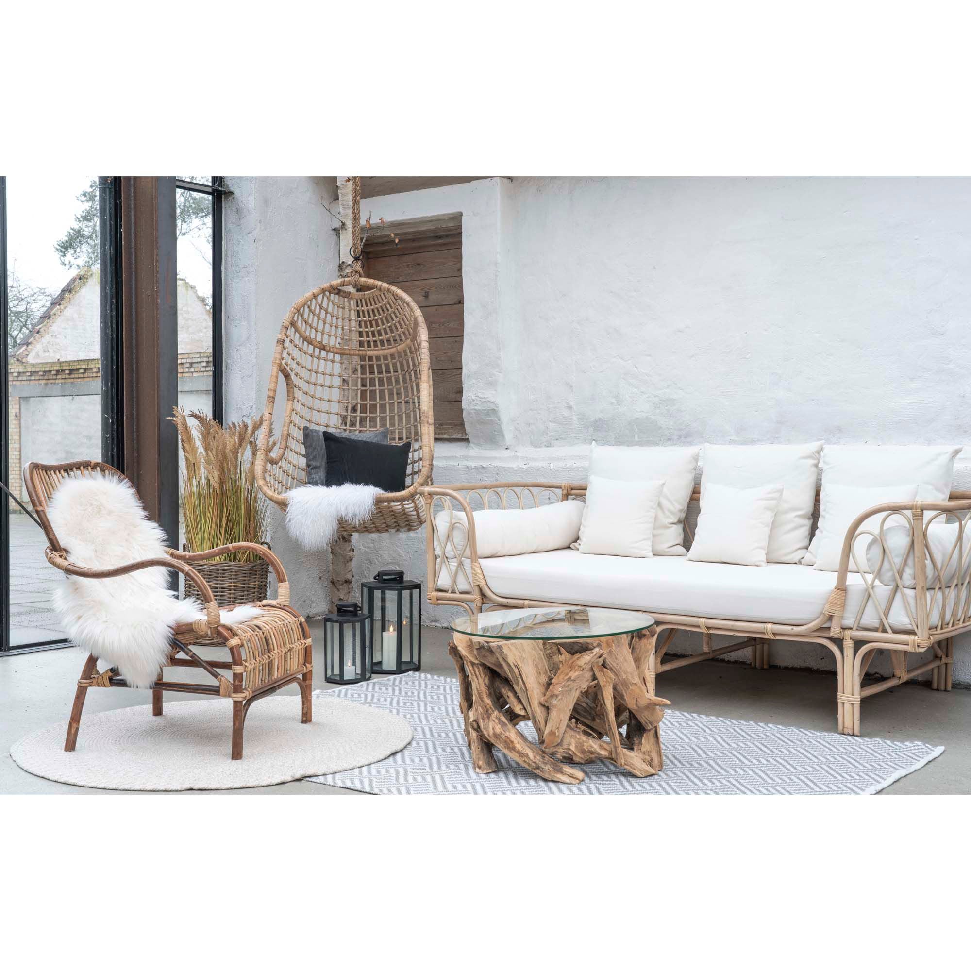 Grand Canyon soffbord, glas/naturben