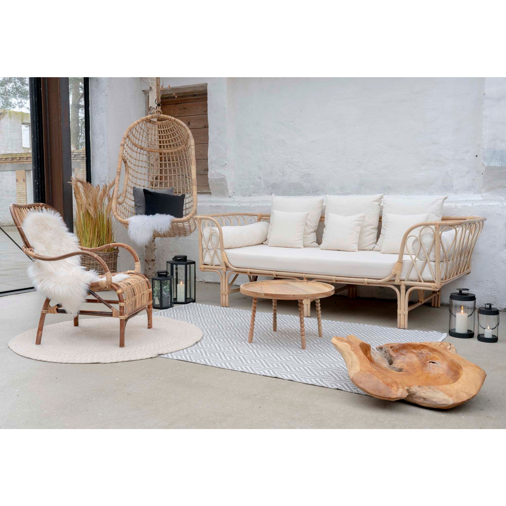 JAMMU soffbord, mango natur