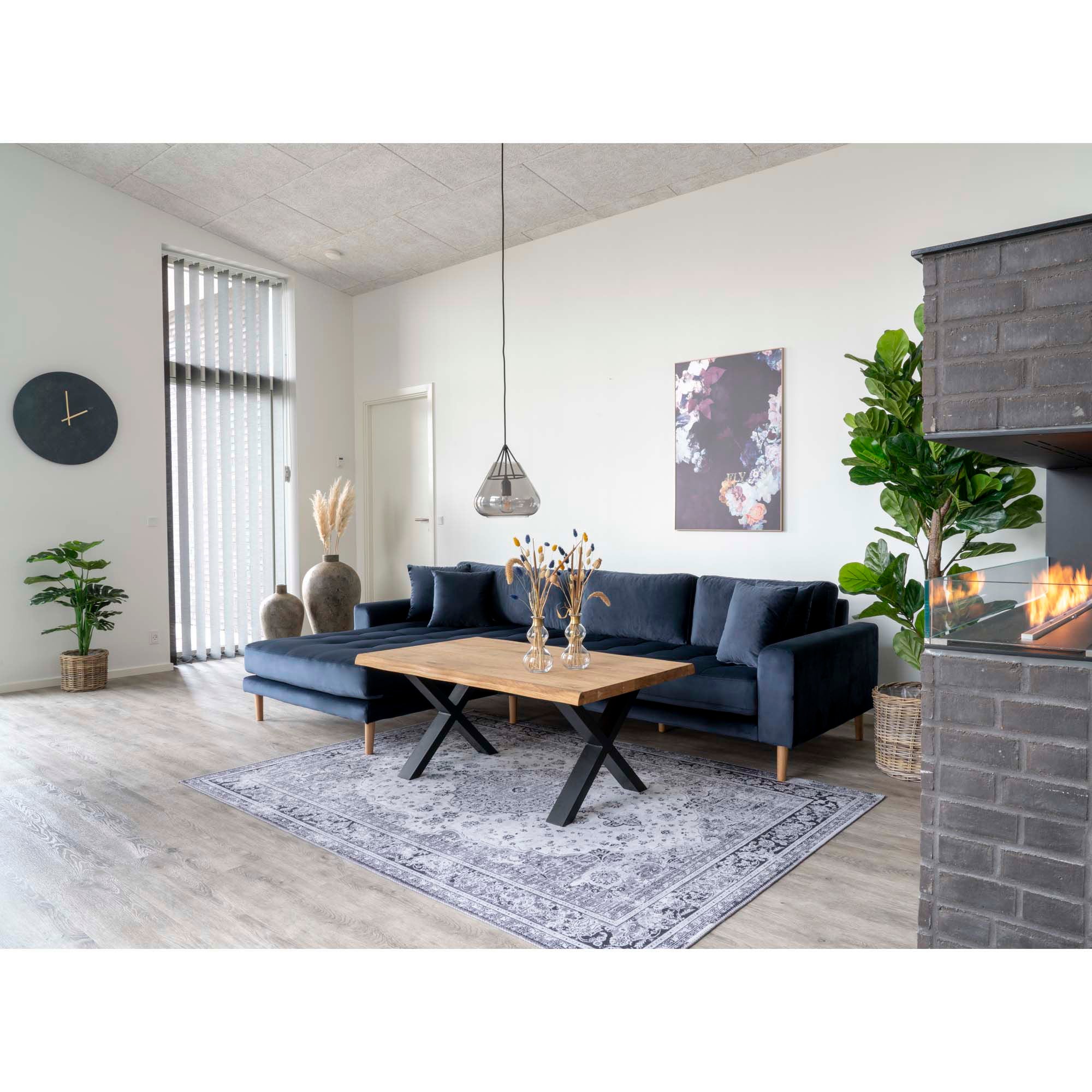 TOULON soffbord, naturlig ek