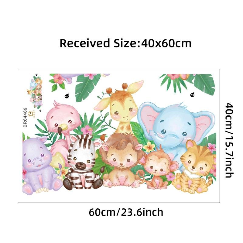 Children’s Bedroom Kindergarten Wall Decoration Stickers, Flora Grossist, Barnrum