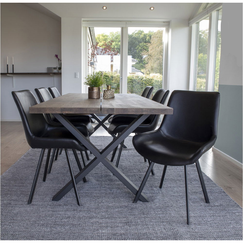 MONTPELLIER matbord, rökt ek